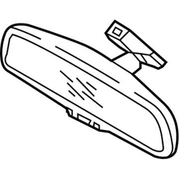 Kia 851011U000 Rear View Inside Mirror Assembly