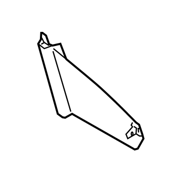 BMW 51-35-7-281-123 Roller Sun Screen, Triangular Window Left