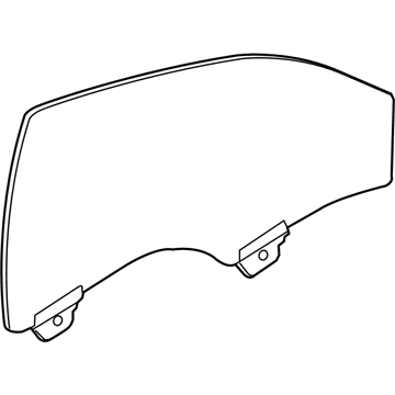 GM 13464558 Door Glass