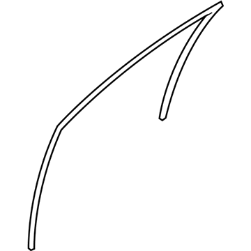 Nissan 80331-1KA4A Glass Run Rubber-Front Door LH