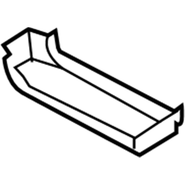 BMW 51-16-6-954-280 Center Armrest Tray