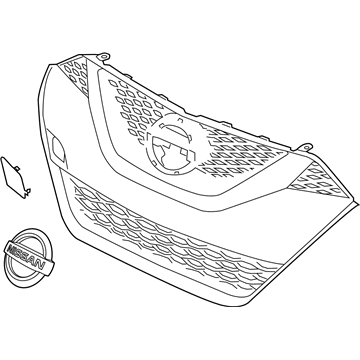 Nissan 62310-4RA0A Grille Assy-Front