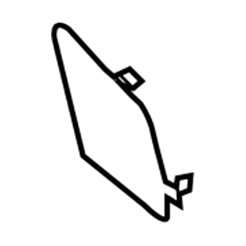 Nissan 62086-4RA0A Moulding-Radiator Grille, Lower RH