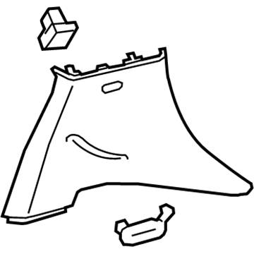 GM 95298777 Molding, Quarter Window Garnish