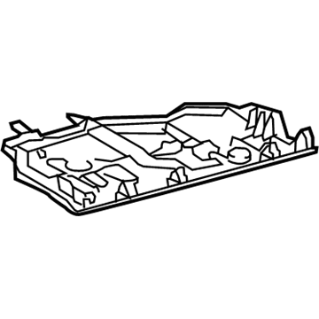 Lexus 55607-33141 Cover Sub-Assembly, Instrument