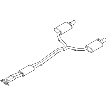 Ford DA8Z-5230-A Muffler & Pipe