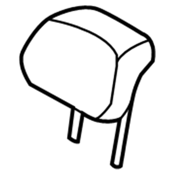 Hyundai 89700-A5400-SGC Headrest Assembly-Rear Seat