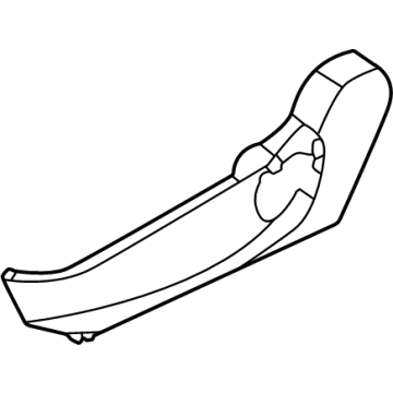 Nissan 87380-5EE0A Finisher-Cushion, Front Seat Outer LH