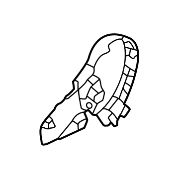 Nissan 87381-5EE0A Finisher-Cushion, Front Seat Inner LH
