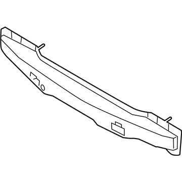 Hyundai 86631-2V510 Rail-Rear Bumper