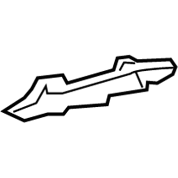 Lexus 66415-33050 SPACER, Side Rail, Rear