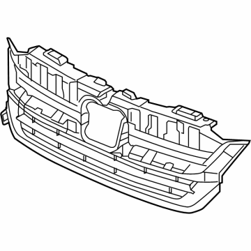 Honda 71121-TG7-A60 Base, Front Grille
