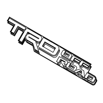 Toyota 75996-0C070-A2 Decal