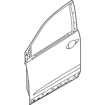 Honda 67010-T0J-X90ZZ Panel Comp, R FR D