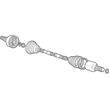 Ford 6F9Z-4K138-A Axle Shaft Assembly