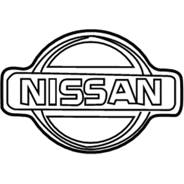 Nissan 65890-5Z000 Radiator Grille Emblem