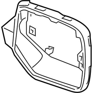 Honda 76205-SZA-A11ZA Housing Set, Passenger Side (Flat Black)