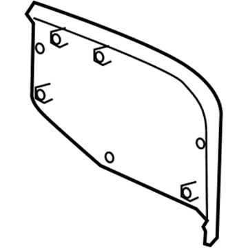 Honda 76201-SZA-A21ZD Cap, Passenger Side Housing (Nimbus Gray Metallic)