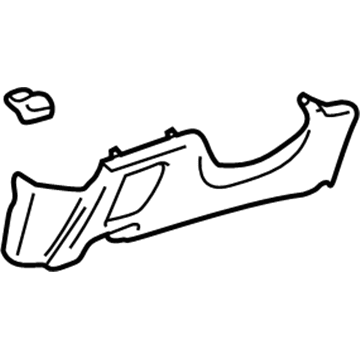 Lexus 55045-48021-B0 Panel Sub-Assy, Instrument Panel Finish, Lower