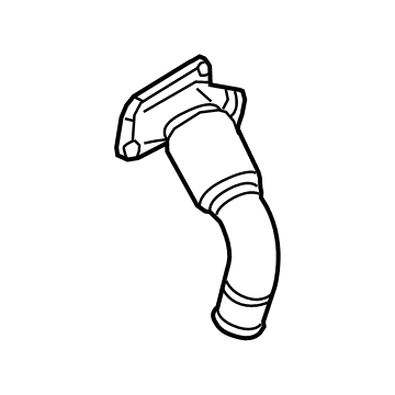 GM 12672014 Air Inlet Tube