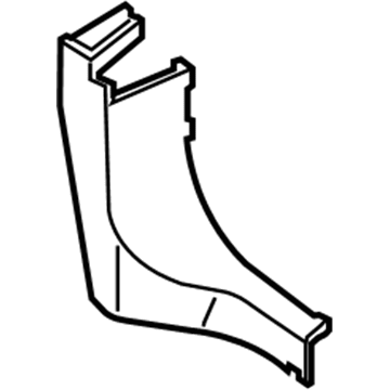 Nissan 66900-ET000 Finisher-Dash Side, RH