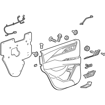 GM 23331048 Door Trim Panel