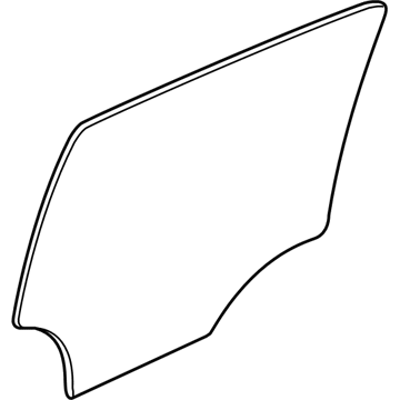 GM 22883004 Door Glass
