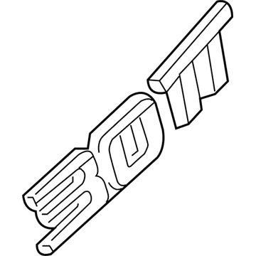 GM 84139940 Nameplate