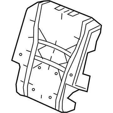 Honda 81727-TGS-A01 Pad Complete Assembly L