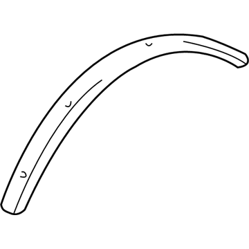 Lexus 75873-24060 Moulding, Quarter Panel Wheel Opening, RH