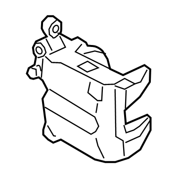 BMW 34-20-6-898-603 BRAKE CALIPER HOUSING, BLACK