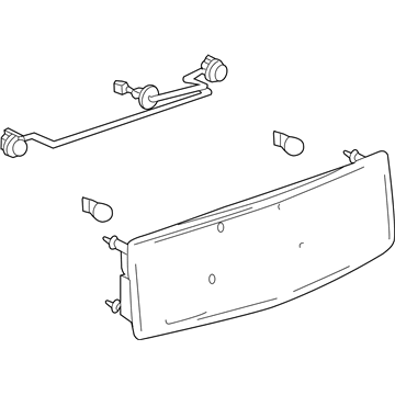 GM 10355557 Lamp Asm-Back Up & Rear License Plate