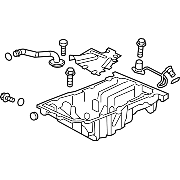GM 12647251 Pan Asm-Oil