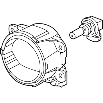 Acura 33900-T0A-A01 Foglight Assembly, Front