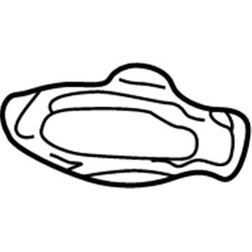 Honda 52748-SM4-014 Rubber, Spring Seat (Showa)