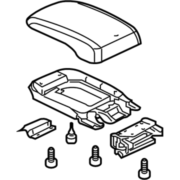 Mopar 8011A221XB Door-Floor Console