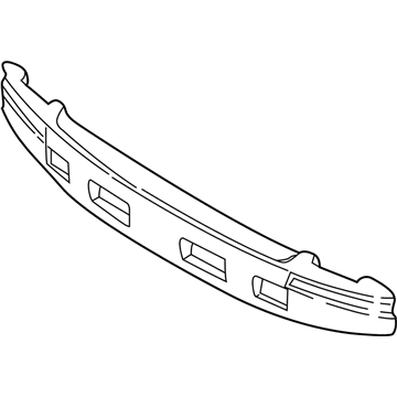 Hyundai 86620-3D000 Absorber-Rear Bumper Energy