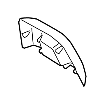 BMW 51-46-7-938-761 TRIM ROLL BAR, REAR LEFT