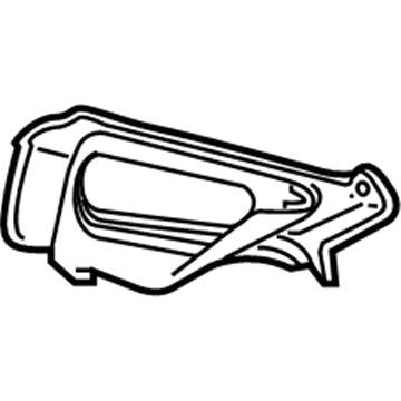 Acura 18320-TZ5-A01 Finisher, Exhaust Driver Side