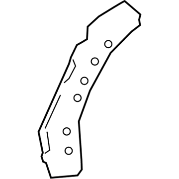 Lexus 53707-06060 Apron Sub-Assembly, FEND