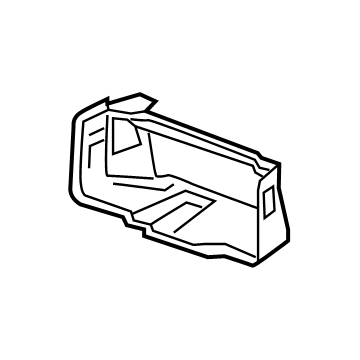 GM 84192075 Upper Baffle
