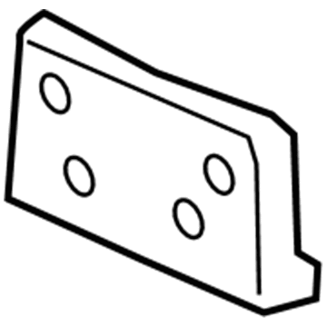GM 22725681 License Bracket