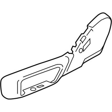 BMW 52-10-7-944-365 SEAT TRIM, OUTER LEFT