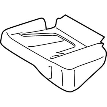 Hyundai 89150-J3000 Pad Assembly-Rear Seat Cushion, LH