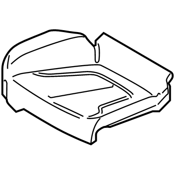 Hyundai 89250-J3000 Pad Assembly-Rear Seat Cushion, RH