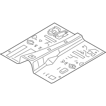 BMW 41-00-8-493-494 FLOOR PANEL