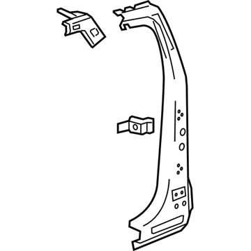 GM 22904453 Lock Pillar Reinforcement