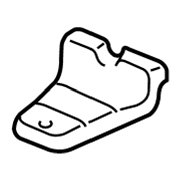 Honda 74291-S0X-A01ZZ Stay, Dashboard (Lower)