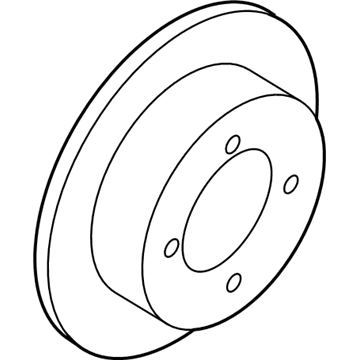 Kia 58411F6000 Disc-Rear Brake