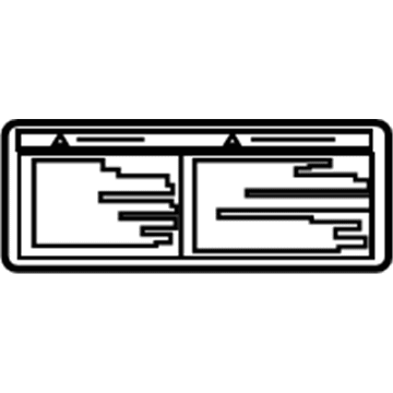 Toyota 42668-02030 Tire Info Label